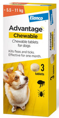 Advantage Chewable Flea and Tick Protection for Dogs