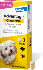 Advantage Chewable Flea and Tick Protection for Dogs