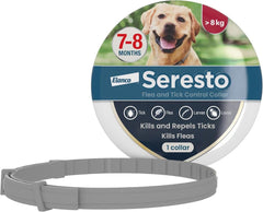 Seresto Cat Dog Flea Collar With Tick Control Adjustable 8 Month Protection, 1 Collar
