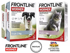 FRONTLINE WORMER - Cat & Dog Worming Treatment Tablets