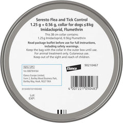 Seresto Cat Dog Flea Collar With Tick Control Adjustable 8 Month Protection, 1 Collar