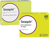 Seraquin Veterinary Joint Supplement with Turmeric for Cats & Dogs 60 Tablets UK