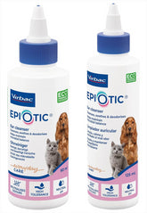 EpiOtic Ear Cleaner for Cats & Dogs | 60ml & 125ml Bottle| Antibacterial & Antifungal
