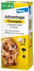 Advantage Chewable Flea and Tick Protection for Dogs