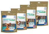 Virbac Veggiedent Zen 15 Dental Oral Care Dog Chews + Calming Anxiety Relief XS S M L
