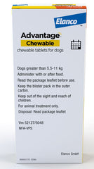 Advantage Chewable Flea and Tick Protection for Dogs