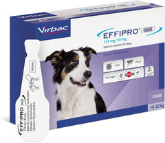 Effipro Duo Spot on Solutions For Cat S M L XL Dog 4 Pipettes per Pack
