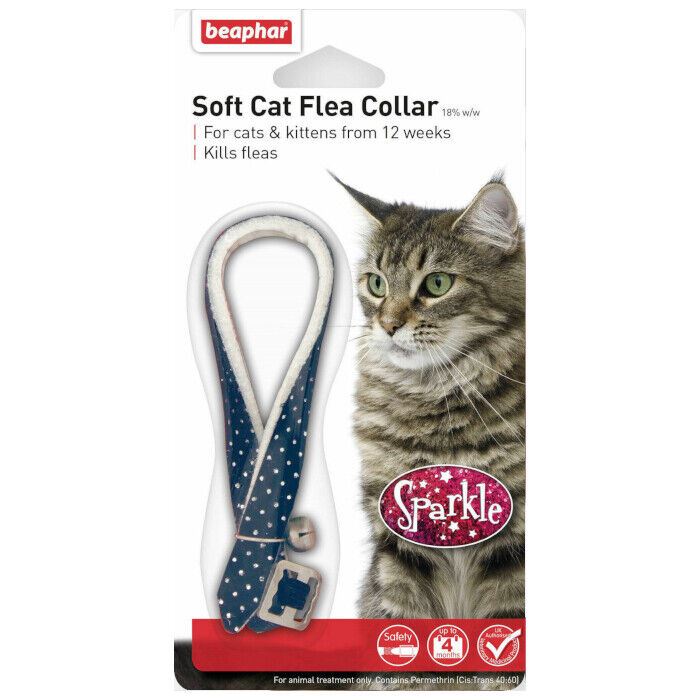 Beaphar Cat Flea Collar Red, Blue & Black FOR FLEAS TREATMENT UK STOCK FREE POST
