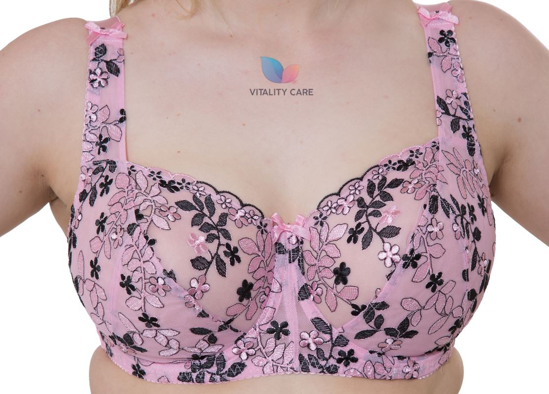 Ladies Full Cup Underwired Bra Plus Size Firm Hold Lace Large Non Padded Uk New