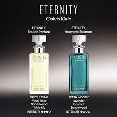 CALVIN KLEIN Eternity Eau de Parfum for Women, Floral Fragrance with Notes of Bergamot, White Rose and Sandalwood, High Longevity 100ml