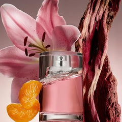 HUGO BOSS Femme Eau de Parfum for Her 75ml, Woody Fragrance with Notes of Tangerine, Oriental Lily and Satinwood - High Longevity
