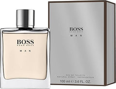 BOSS Man Eau de Toilette for Him 100ml, Ambery Fragrance With Notes Of Crispy Apple, Frankincense, Vanilla Bean - Medium Longevity