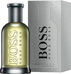 HUGO BOSS Bottled Aftershave for Him 50ml, Woody Scent with Notes of Apple, Cinnamon and Wood - Light Longevity