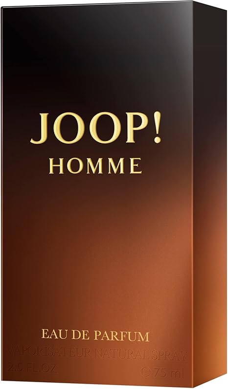 JOOP! Homme Eau de Parfum for Men 75ml, Woody Fragrance with Notes of Fresh Hazelnut, Cardamom and Tonka Bean Accord - High Longevity