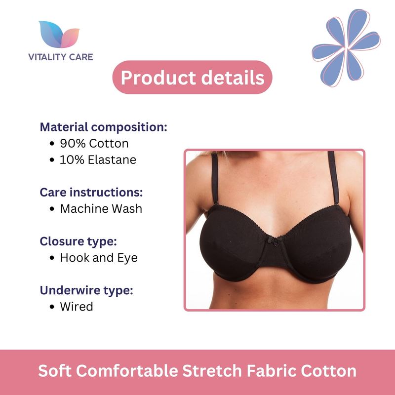 Vitality Care Strapless Multiway Crossover Halterneck Underwired Bra 34-42, A-DD