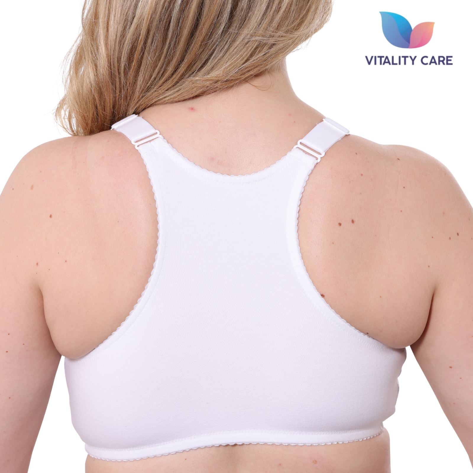 Front Fastening Bra Cotton Rich Ladies Non Wired Firm Support Plus Size Bras, UK