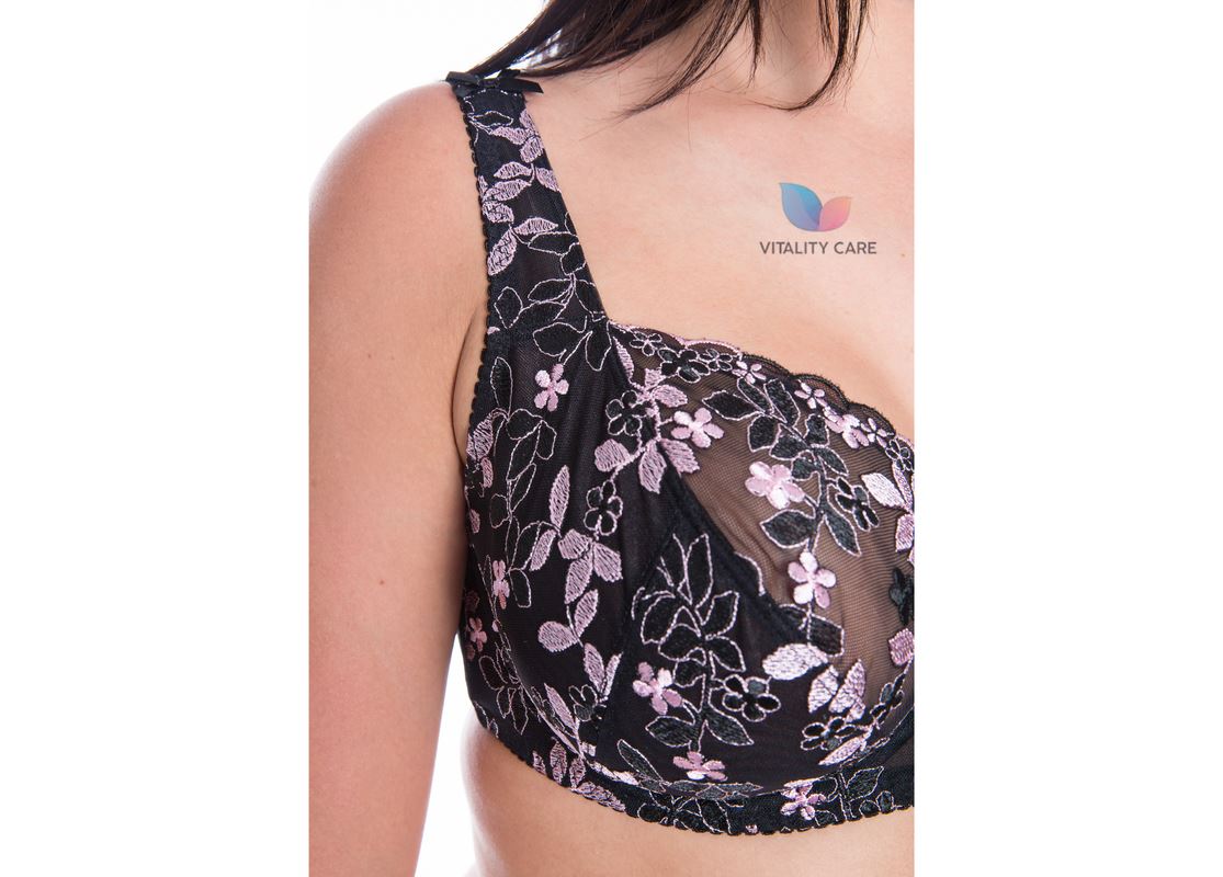 Ladies Full Cup Underwired Bra Plus Size Firm Hold Lace Large Non Padded Uk New