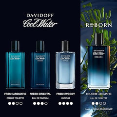DAVIDOFF Cool Water Intense Eau de Parfum for Him 75ml, Oriental Fragrance with Notes of Green Mandarin, Coconut Water and Amber Accord - High Longevity