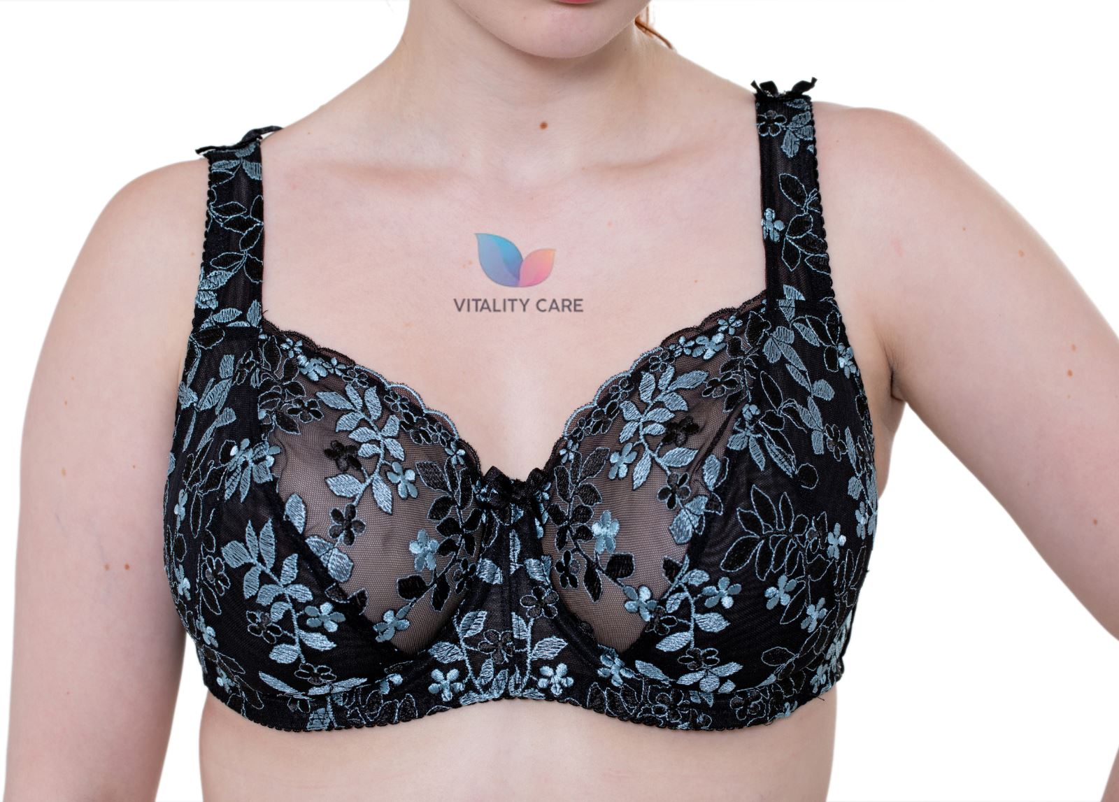 Ladies Full Cup Underwired Bra Plus Size Firm Hold Lace Large Non Padded Uk New