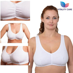 Ladies Full Cup Non Wired Bra Plus Size Firm Hold Large Non Padded Soft Bras UK.