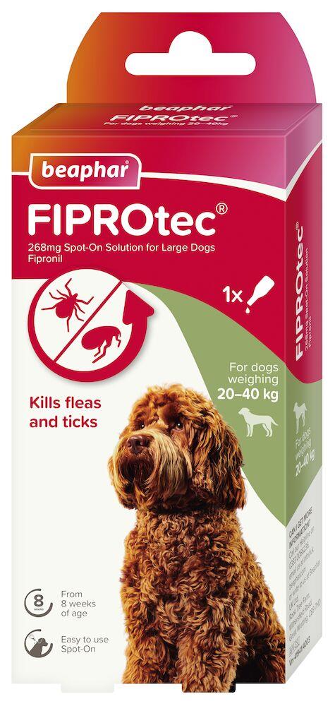 BEAPHAR Spot On Flea Tick Treatment CAT & DOG S M L XL - 1 4 6 Pipettes FIPROTEC