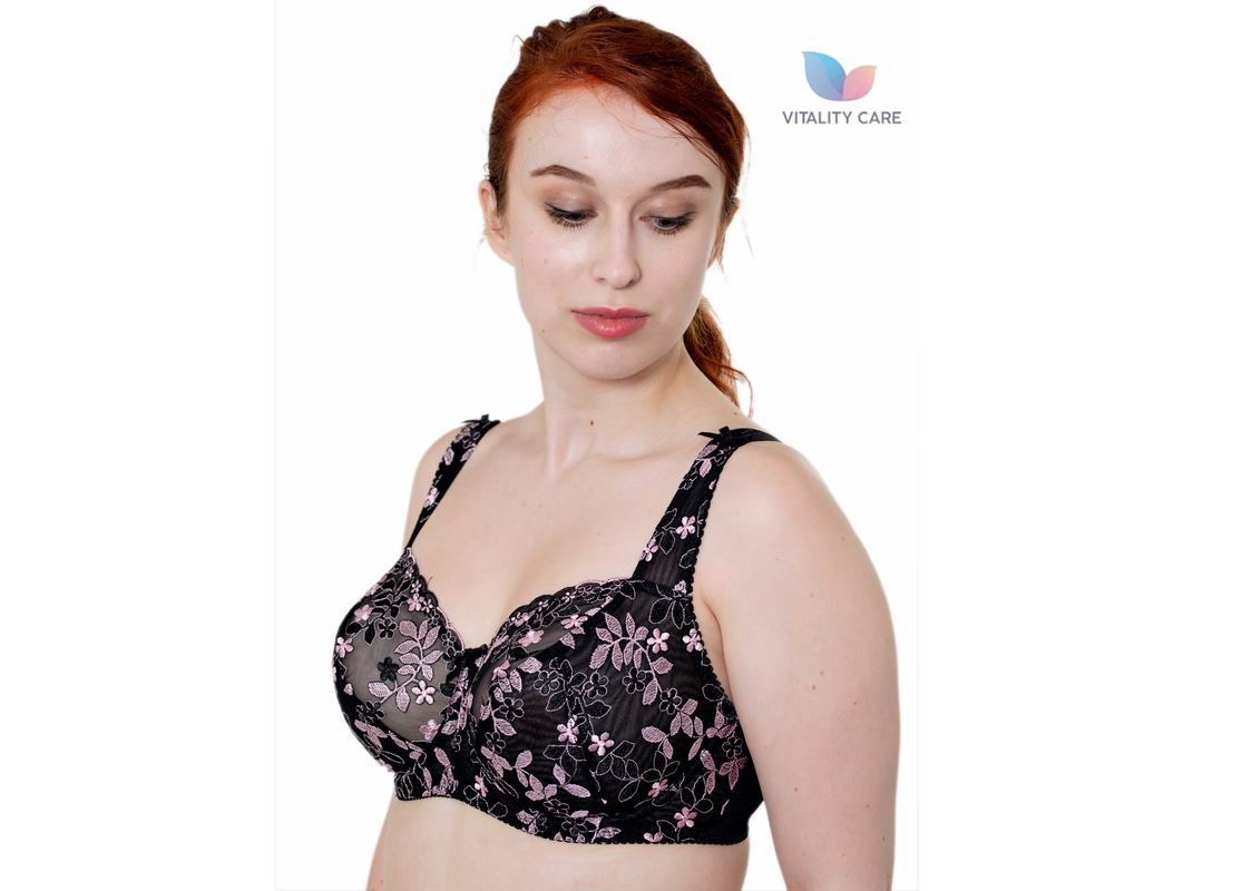 Ladies Full Cup Underwired Bra Plus Size Firm Hold Lace Large Non Padded Uk New