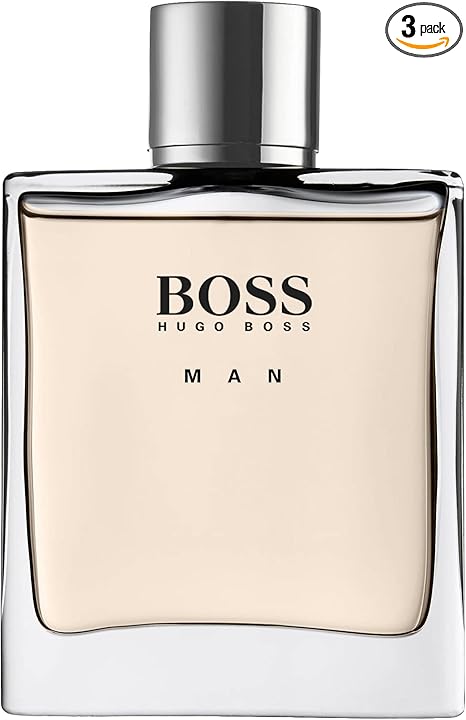 BOSS Man Eau de Toilette for Him 100ml, Ambery Fragrance With Notes Of Crispy Apple, Frankincense, Vanilla Bean - Medium Longevity