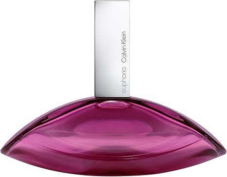 CALVIN KLEIN Euphoria Eau de Parfum for Women 100ml, Chypre Fragrance with Notes of Pomegranate, Black Orchid, Lotus Blossom and Mahogany Wood, High Longevity