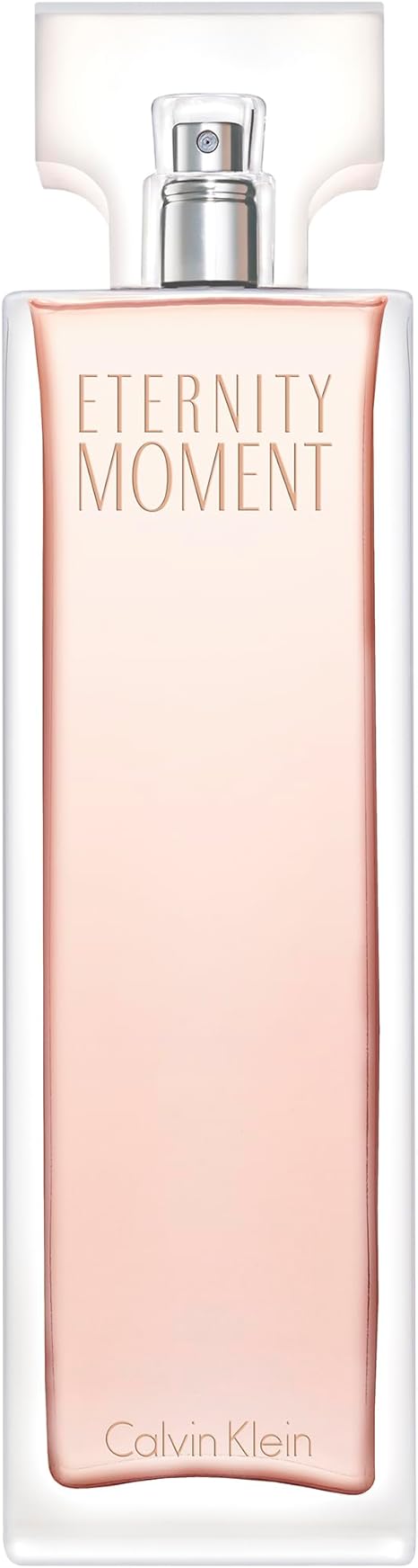 CALVIN KLEIN Eternity Moment, Eau de Parfum for Women, Floral Fragrance with Notes of Sweet Lychee, Pink peony and Raspberry Cashmere, High Longevity 100ml