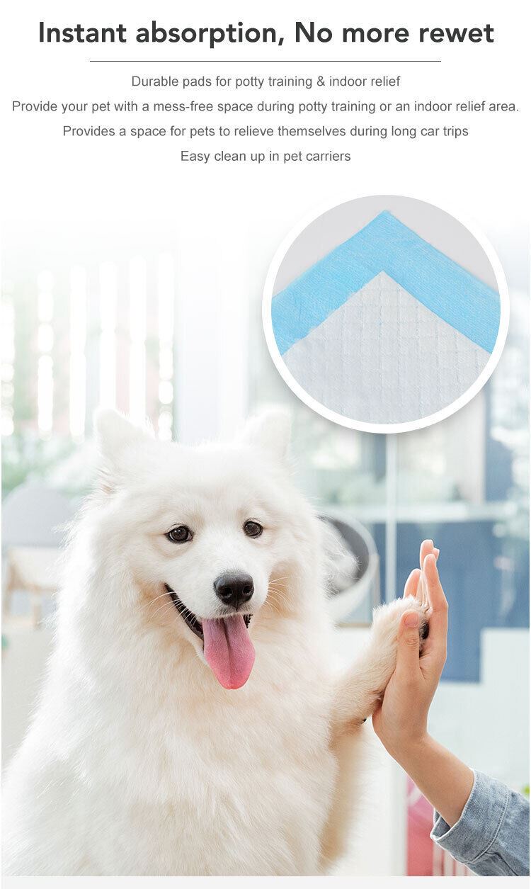 Large Puppy Training Trainer Train Pads Toilet Pee Wee Poo Dog Pet Cat Mats UK..