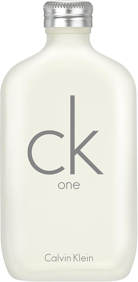 CALVIN KLEIN CK One, Unisex Eau de Toilette for All, Citrus & Aromatic Fragrance with Notes of Green Tea, Nutmeg and Musk 200ml