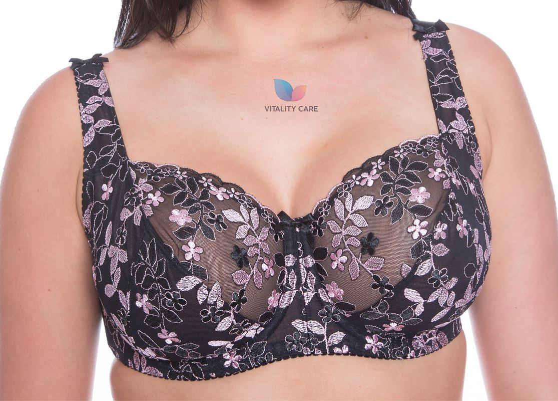 Ladies Full Cup Underwired Bra Plus Size Firm Hold Lace Large Non Padded Uk New