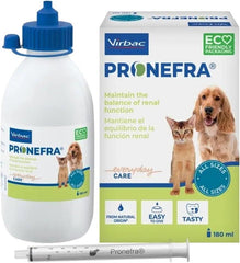 Pronefra Kidney Function Oral Suspension Support for Dogs and Cats 60ml 180ml Bottle
