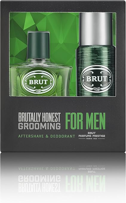 BRUT Deodorant 200ml & Original Aftershave 100ml Gift Set