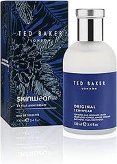 Ted Baker Skinwear Eau de Toilette for Men 100ml, Woody Masculine Fragrance with Lime, Bergamot, Lemon, Sandalwood, Amber and Cedar Notes