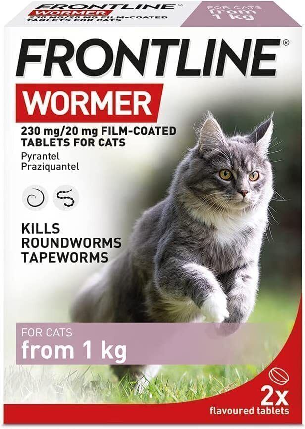 FRONTLINE WORMER - Cat & Dog Worming Treatment Tablets