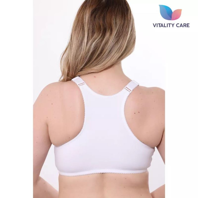 Front Fastening Bra Cotton Rich Ladies Non Wired Firm Support Plus Size Bras, UK