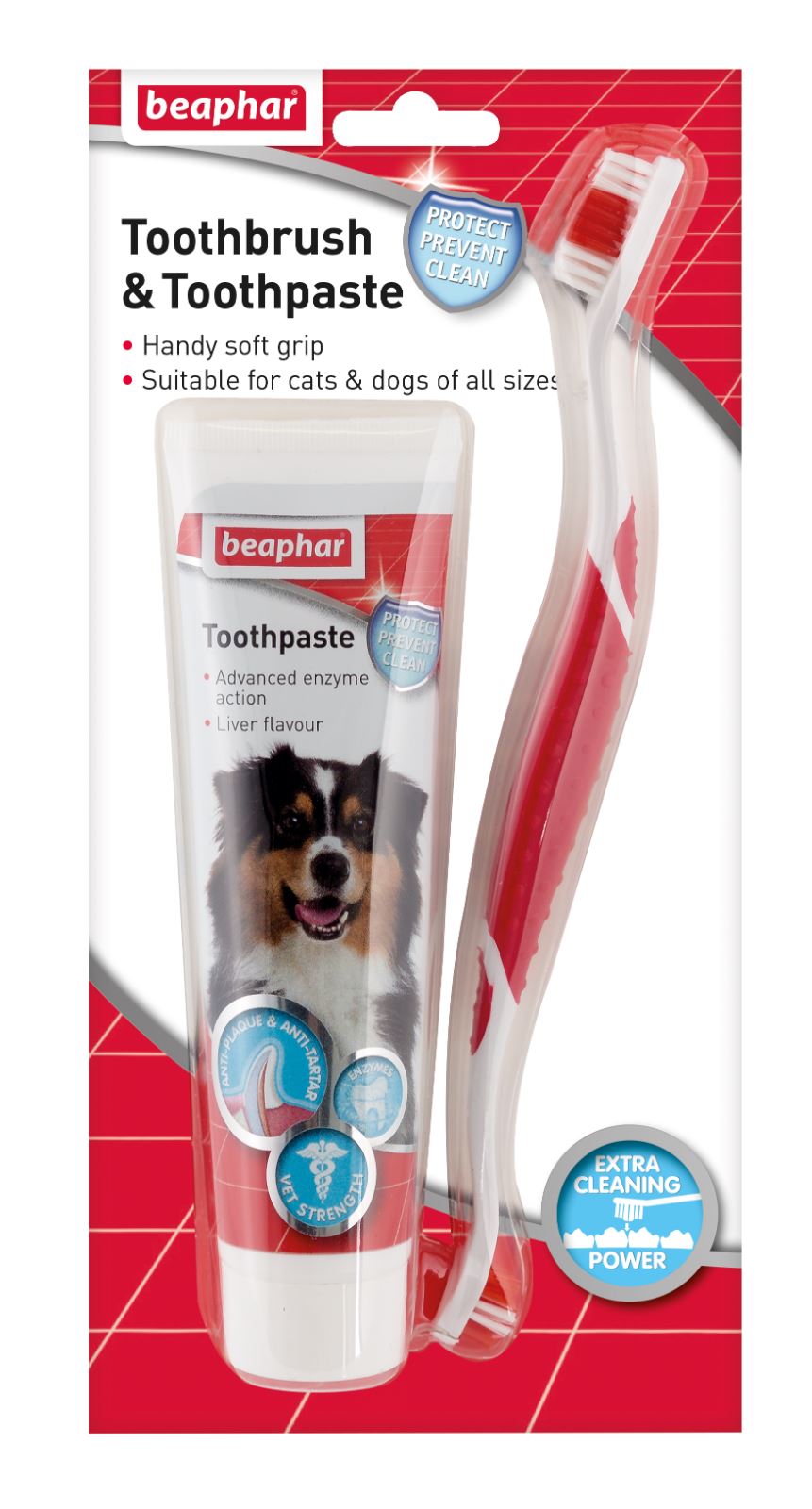 Beaphar Toothpaste Toothbrush Pet Dental Care Kits For Dogs & Cats UK