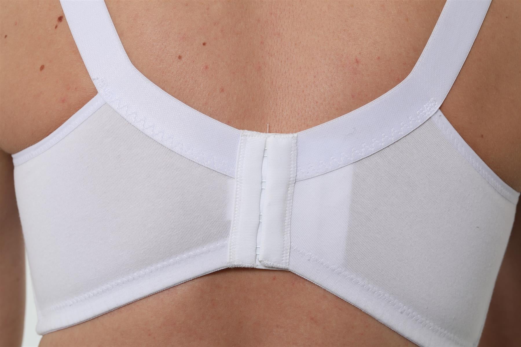 Ladies Plus Size Cotton Rich Full Cup Bra Non Wired Non Padded by Vitality Care