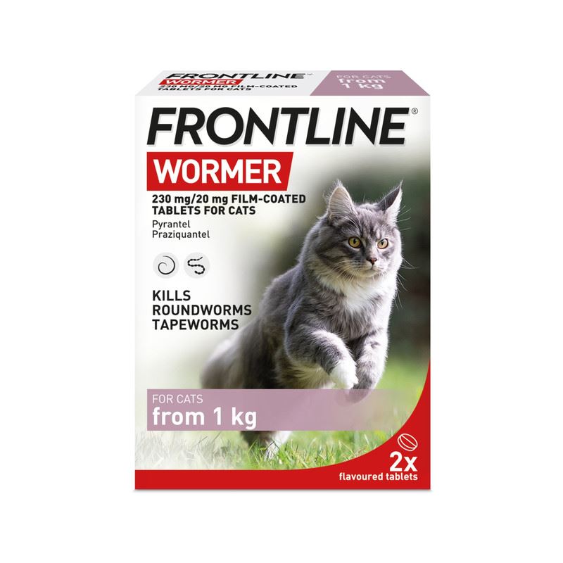 FRONTLINE WORMER - Cat & Dog Worming Treatment Tablets