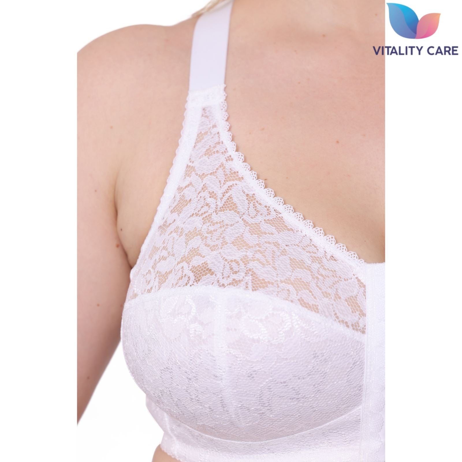 Front Fastening Bra Cotton Rich Ladies Non Wired Firm Support Plus Size Bras, UK