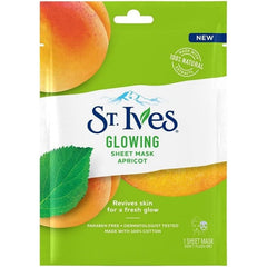 ST IVES SHEET MASK GLOWING APRICOT 23ML
