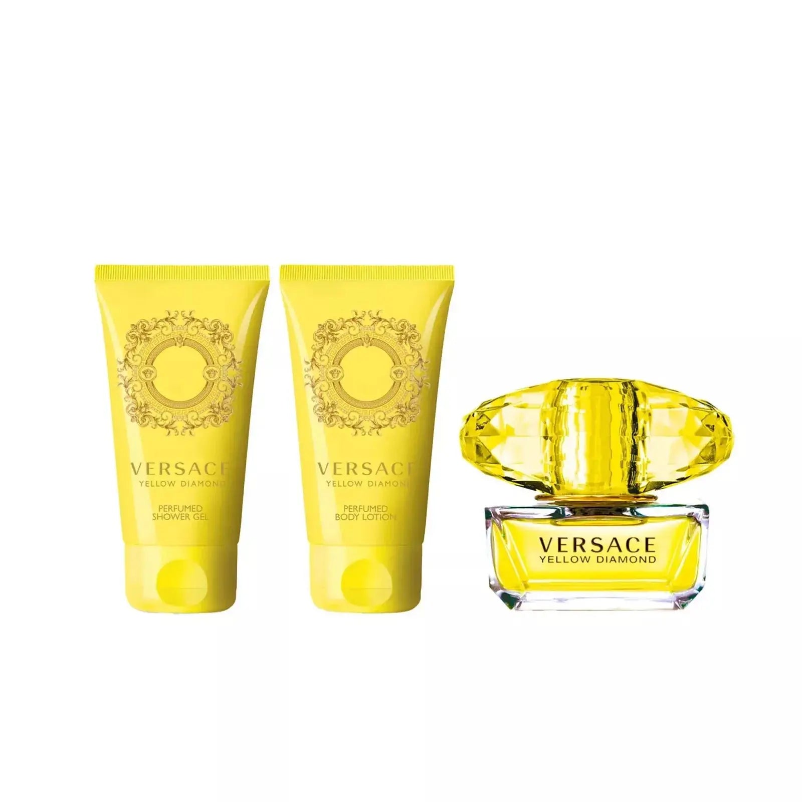 VERSACE YELLOW DIAMOND SET: EDT SPRAY 50ML + SG 50ML+