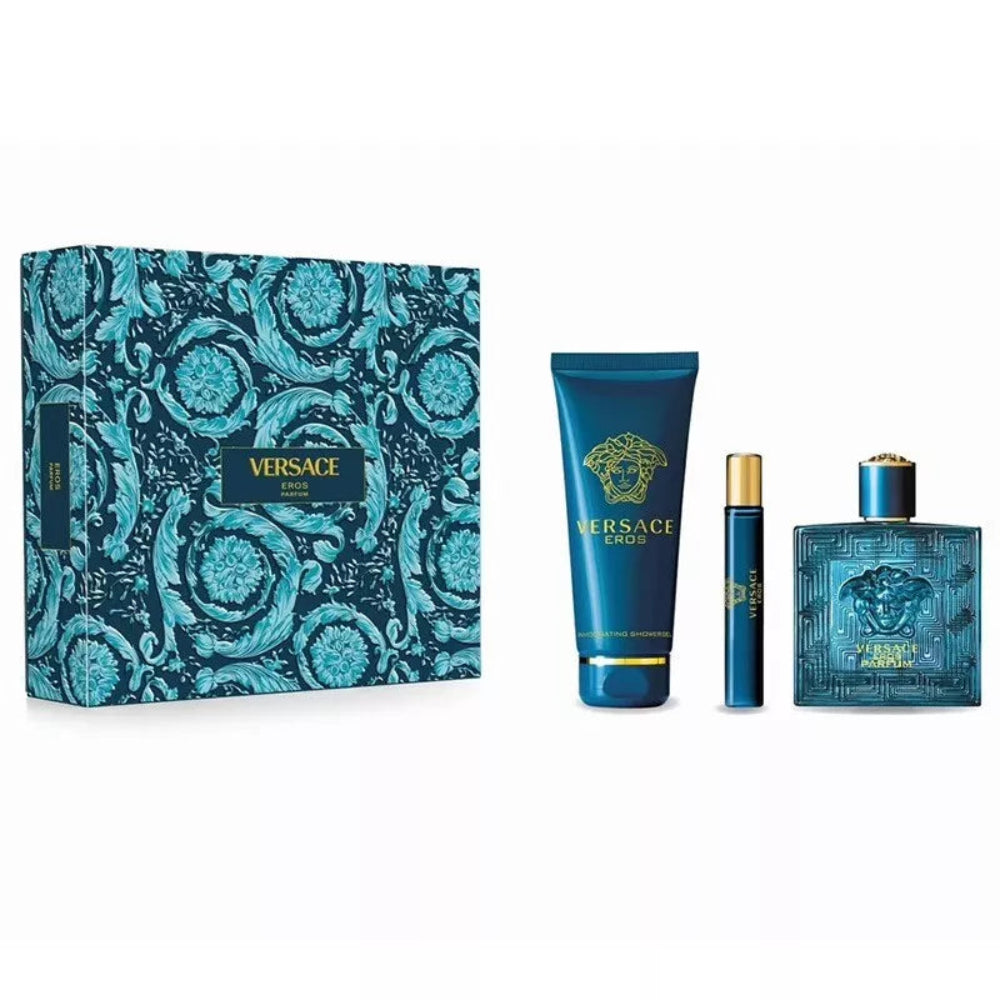 VERSACE EROS SET: EDP SPRAY 100ML + SG 150ML +