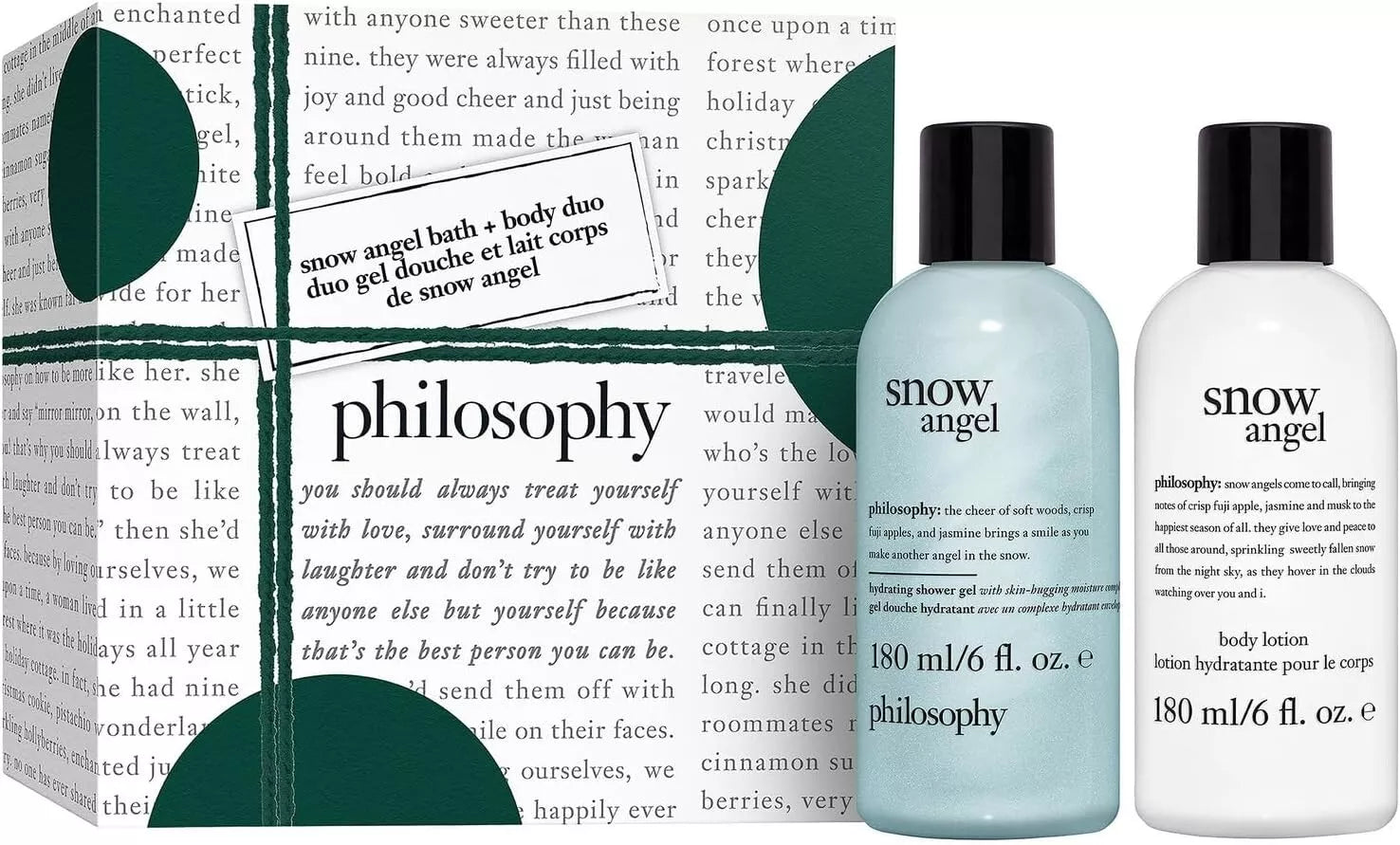 PHILOSOPHY BATH SET: 1 x SNOW ANGEL SHOWER GEL 180ML +