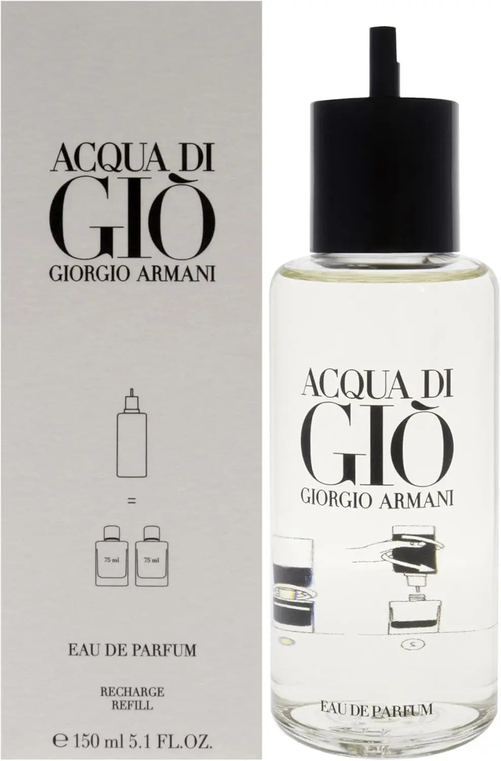 ARMANI ACQUA DI GIO POUR HOMME PROFONDO EDP REFILL 150ML
