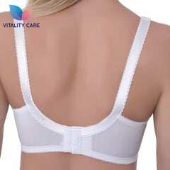 Ladies Full Cup Bra Non Wire Full Firm Support Lace Trim Plus Size Vitality Care