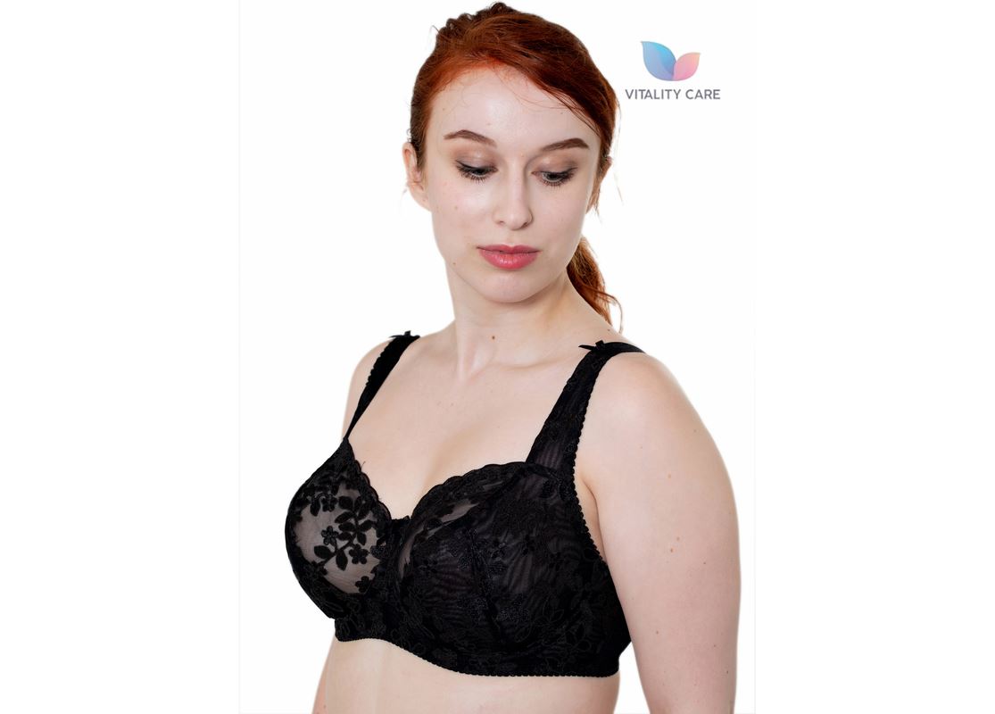 Ladies Full Cup Underwired Bra Plus Size Firm Hold Lace Large Non Padded Uk New