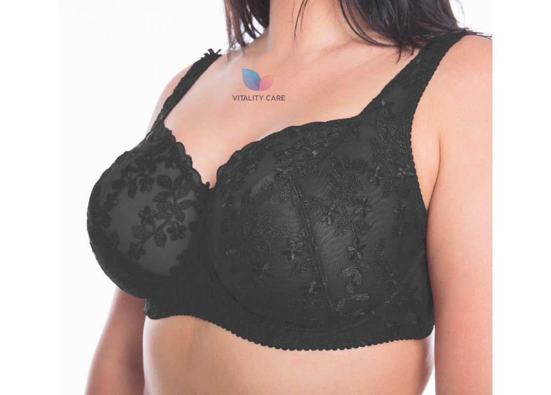 Ladies Full Cup Underwired Bra Plus Size Firm Hold Lace Large Non Padded Uk New