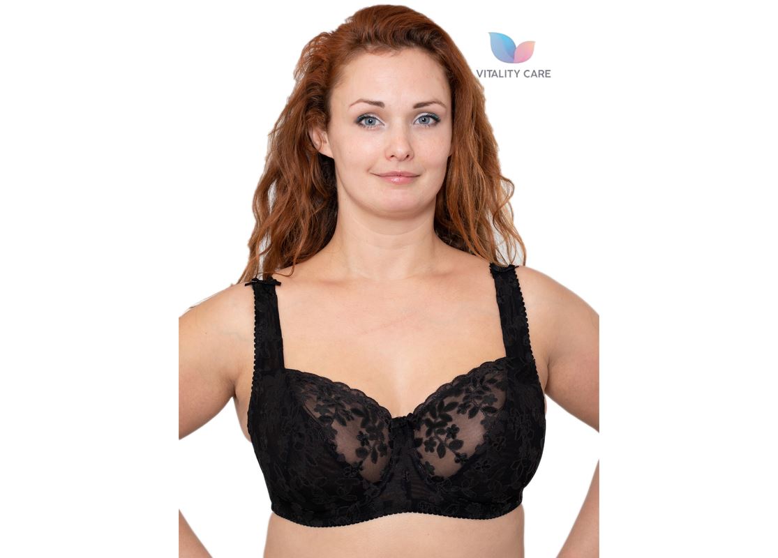 Ladies Full Cup Underwired Bra Plus Size Firm Hold Lace Large Non Padded Uk New